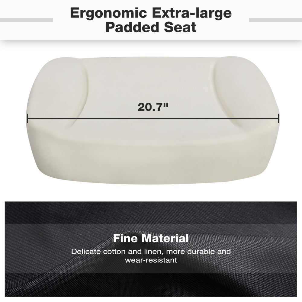 Bürostuhl Ergonomisch 200KG Schreibtischstuhl, Hoher Rücken Ergonomischer Stuhl Drehstuhl hat 2D Verstellbare Lordosenstütze, 105°Schaukeln Computerstuhl Mesh-Stuhl