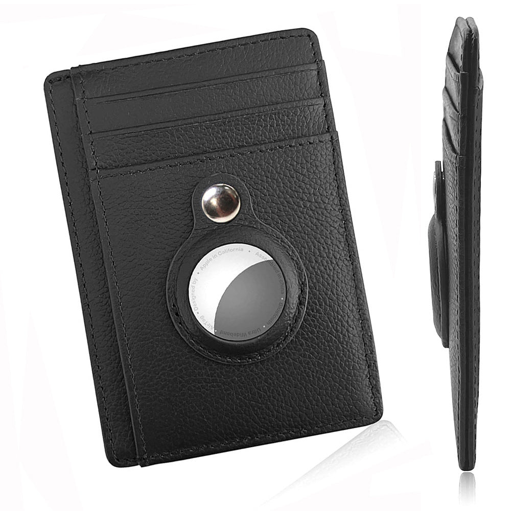 Card Holder Multi-function Business Men's Wallet Location Tracker Airtag Card Holder