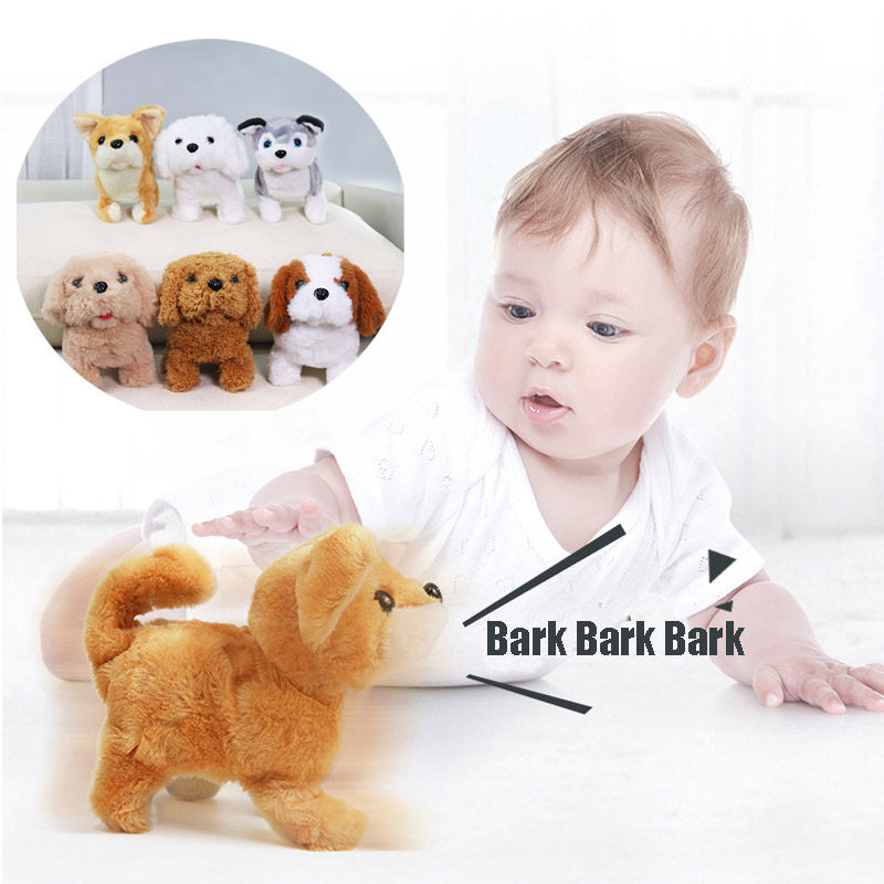 Children&#039;s Electric Animal Plush Toys Corgi Teddy Bunny