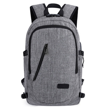 Backpack Men&#039;s Fixed Oxford Cloth Business Leisure Outdoor Backpack College Student Schoolbag Anti-theft Computer Bag