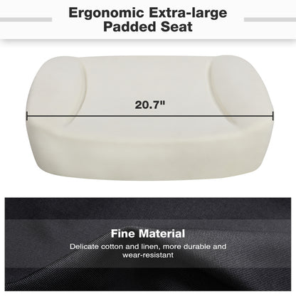 Bürostuhl Ergonomisch 200KG Schreibtischstuhl, Hoher Rücken Ergonomischer Stuhl Drehstuhl hat 2D Verstellbare Lordosenstütze, 105°Schaukeln Computerstuhl Mesh-Stuhl