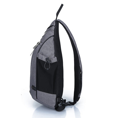 Amazon New Outdoor Casual Fashion Multi-functional Shoulder Crossbody Men&#039;s Chest Bag One-piece Delivery