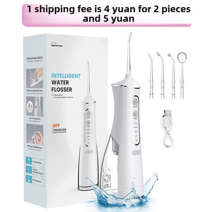 Cross-border Electric Dental Irrigator Handheld Dental Irrigator Portable Dental Instrument Household Oral Cleaning Water Dental Floss Care