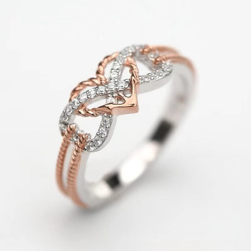S925 Sterling Silver Infinite Love Ring