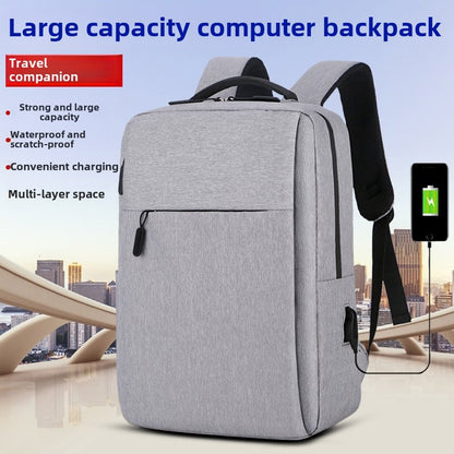 Business Oxford Men&#039;s Backpack Waterproof Shockproof 15.6 Inch Laptop Bag Outdoor Lightweight Commuting Backpack
