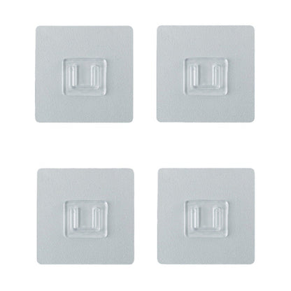 1P2R Little Man Storage Rack Patch Hook Buckle Toilet Kitchen Wall Traceless Punch-free Buckle Adhesive Suction Cup