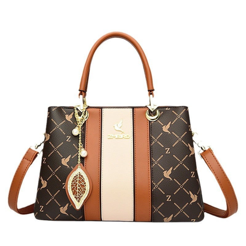 Bag Women&#039;s Bag New 2023 Messenger Bag Women&#039;s Shoulder Bag Women&#039;s Fashion Middle-aged Women&#039;s Handbag Women&#039;s One Piece Hair