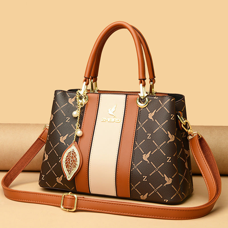 Bag Women&#039;s Bag New 2023 Messenger Bag Women&#039;s Shoulder Bag Women&#039;s Fashion Middle-aged Women&#039;s Handbag Women&#039;s One Piece Hair