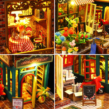 Qiaolexing Diy Cabin Scarbro Hand-assembled Villa House Art House Model Toy Gift