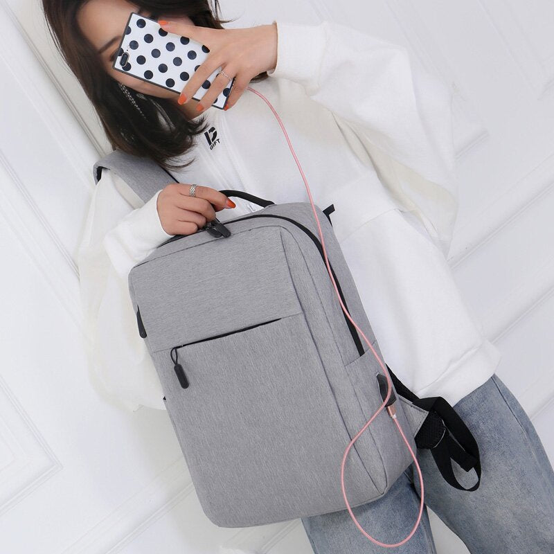 Business Oxford Men&#039;s Backpack Waterproof Shockproof 15.6 Inch Laptop Bag Outdoor Lightweight Commuting Backpack