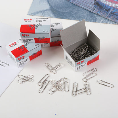 Fixed Needle Office Supplies Stationery Paper Clip 3 Metal Paper Clip Pin Box 80 Wholesale Can Be Fixed