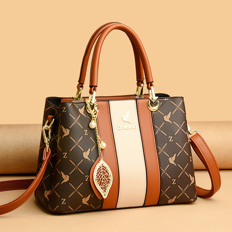 Bag Women&#039;s Bag New 2023 Messenger Bag Women&#039;s Shoulder Bag Women&#039;s Fashion Middle-aged Women&#039;s Handbag Women&#039;s One Piece Hair