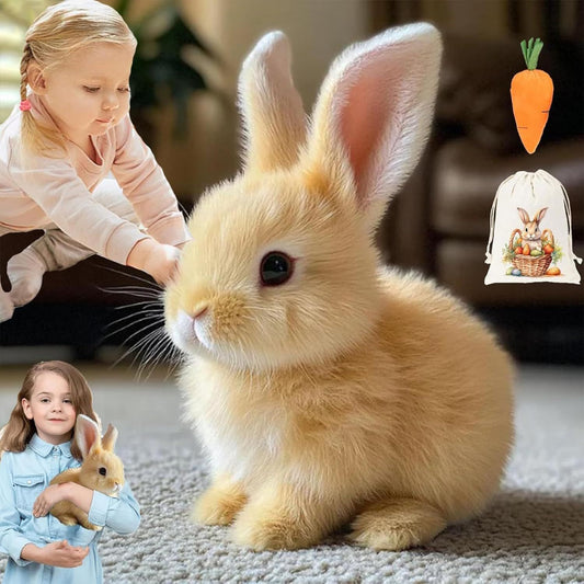 Simulation Rabbit Electric Plush Toy Will Walk, Will Call, Will Move Mouth And Shake Ears Pet Toy