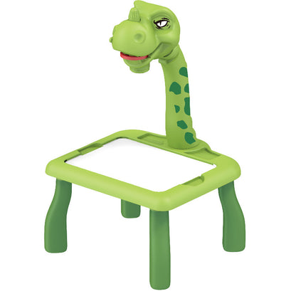 Children&#039;s Cartoon Multi-function Projection Painting Table Baby Early Education Educational Wipe Sound And Light Graffiti Board Painting Artifact