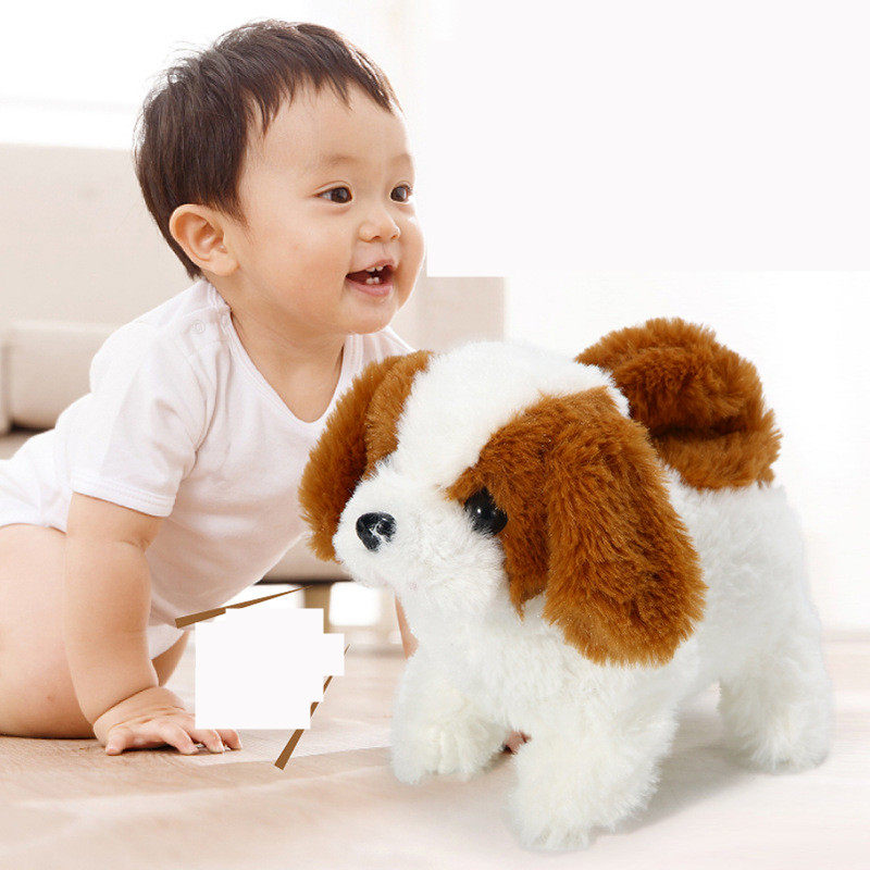 Children&#039;s Electric Animal Plush Toys Corgi Teddy Bunny