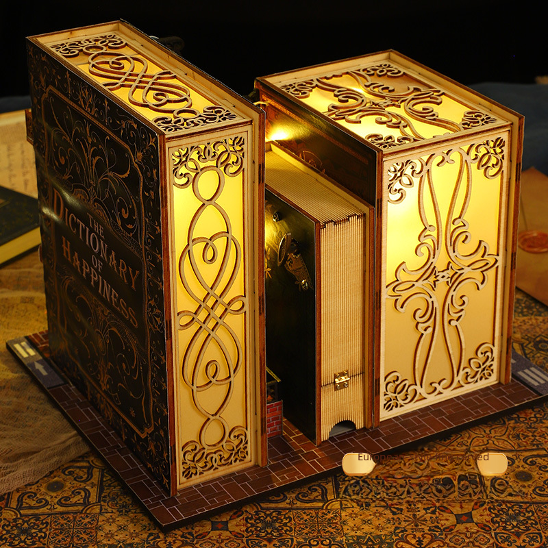 Qiaolexing Diy Cabin Scarbro Hand-assembled Villa House Art House Model Toy Gift